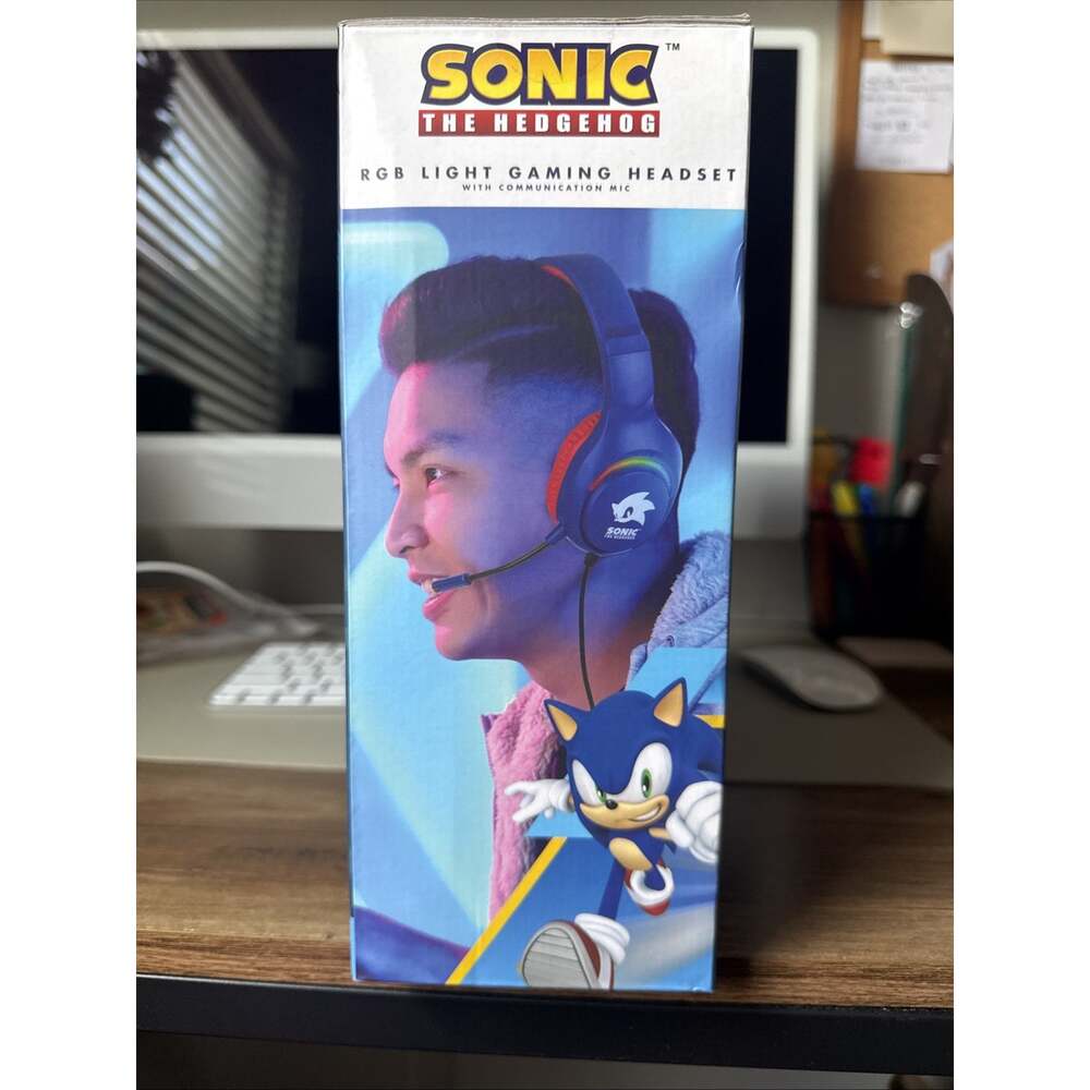 Sonic The Hedgehog RGB LIGHT Headset with Communication Mic - Picture 4 of 4